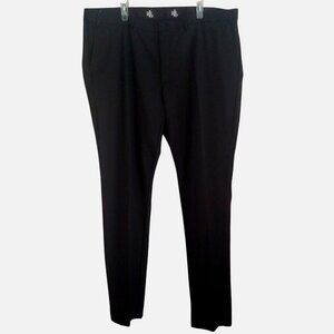 Lauren Ralph Lauren Mens Black Dressy Straight leg Golf Slacks Old Money 44x32